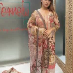 পাকিস্তানি ইনস্পায়ার্ড ক্যাটালগ আনস্টিচ ড্রেস