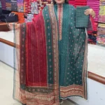 এক্সক্লুসিভ জর্জেট ওড়নার আনস্টিচ ড্রেস